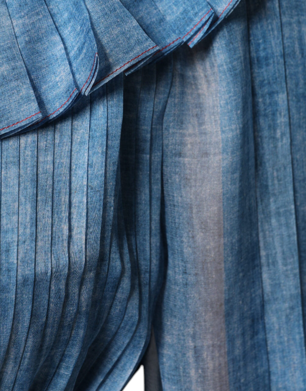 Philosophy – Blaues, langärmliges Lagenkleid