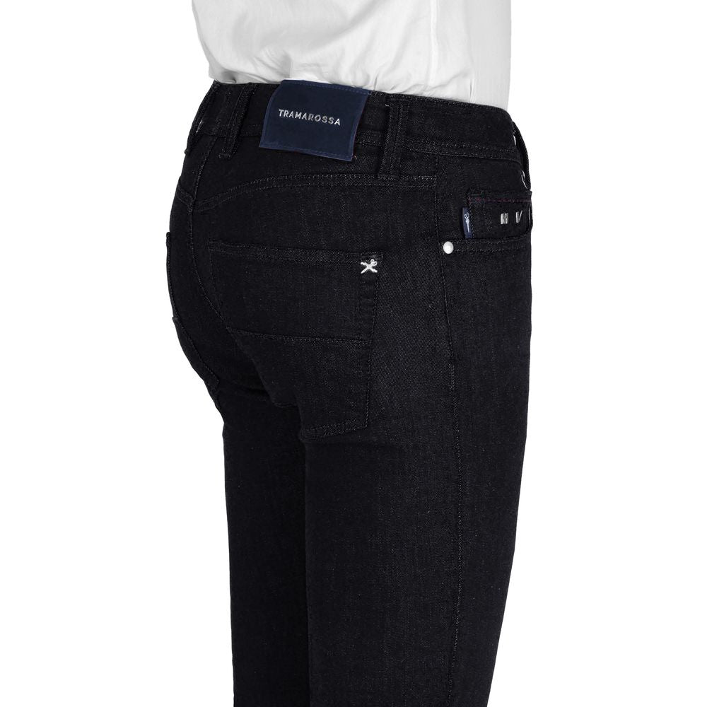 Tramarossa Schwarze Jeans und Hose aus Baumwolle