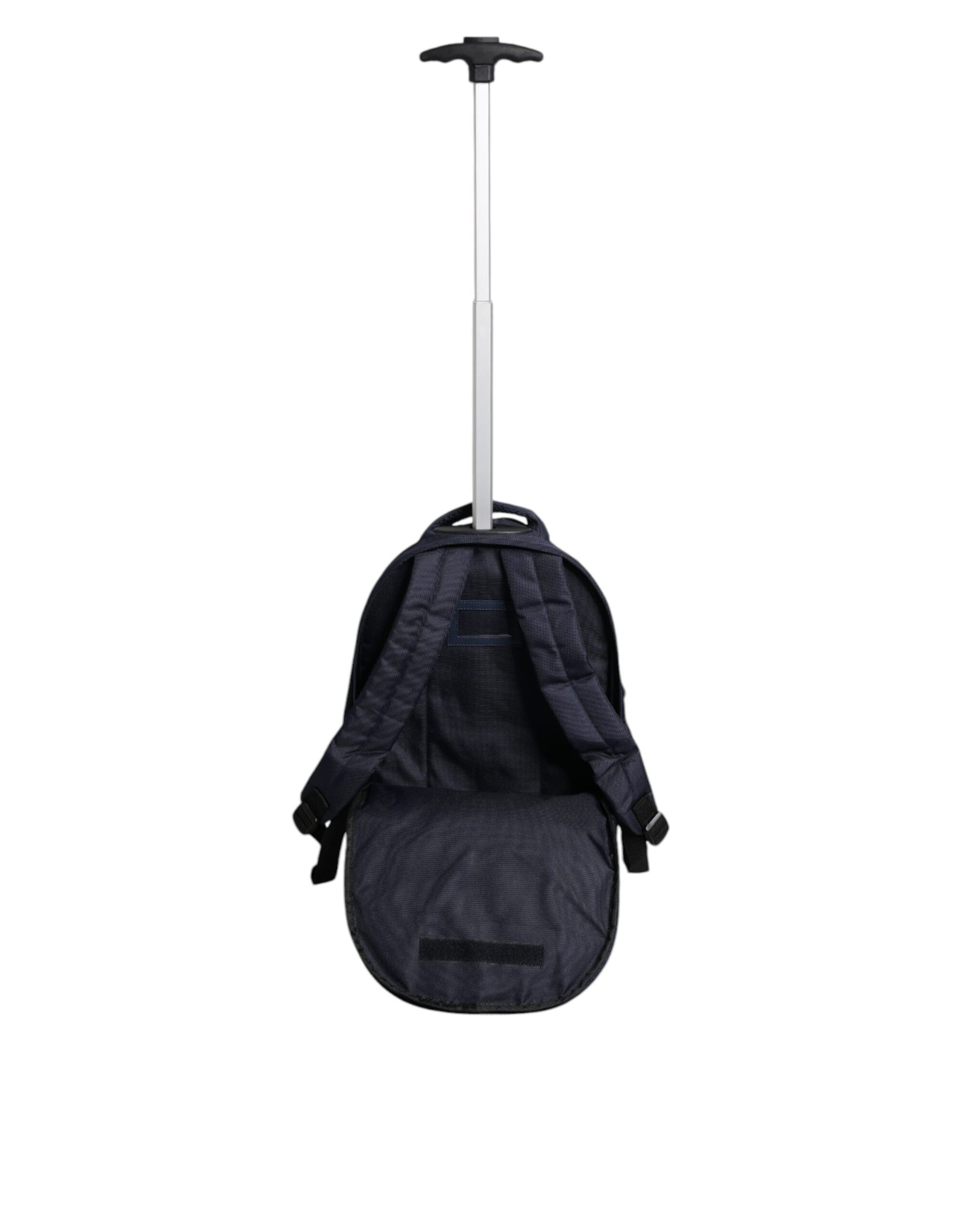 Dolce &amp; Gabbana Blau-Rot Polyester Kinder Rucksack Rad Koffer Tasche
