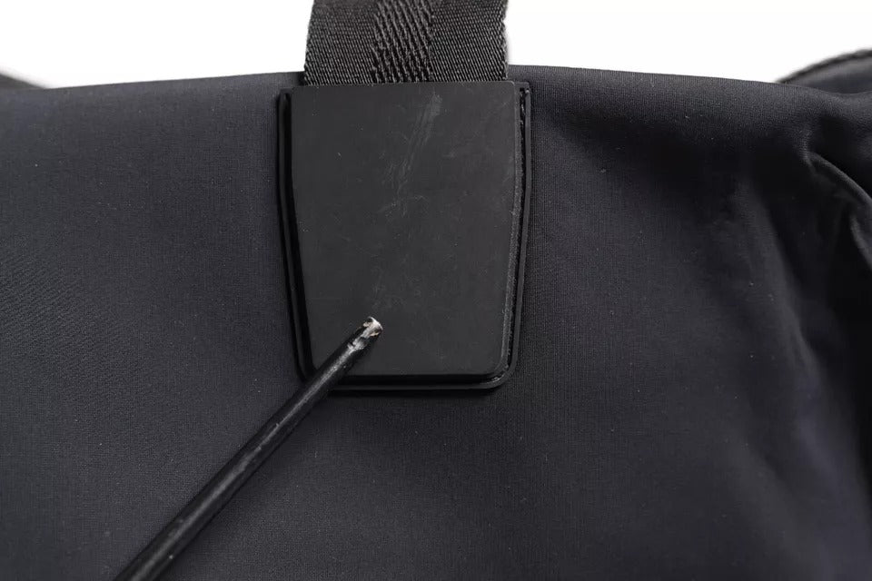Dolce &amp; Gabbana Schwarze Canvas-Einkaufstasche mit DG-Logo für Damen