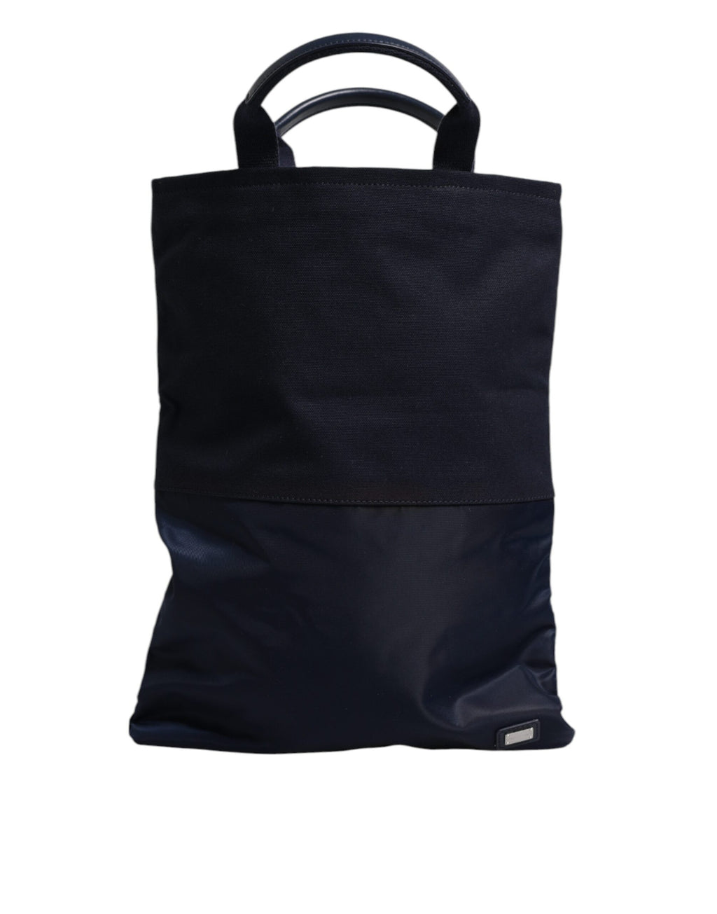Dolce &amp; Gabbana – Wickeltasche aus dunkelblauem Nylon mit Schulterriemen