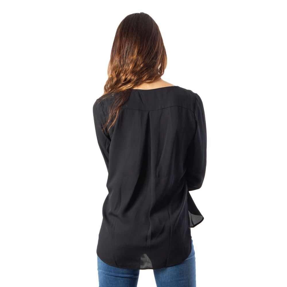 Schwarzes Polyesterhemd von Vila Clothes