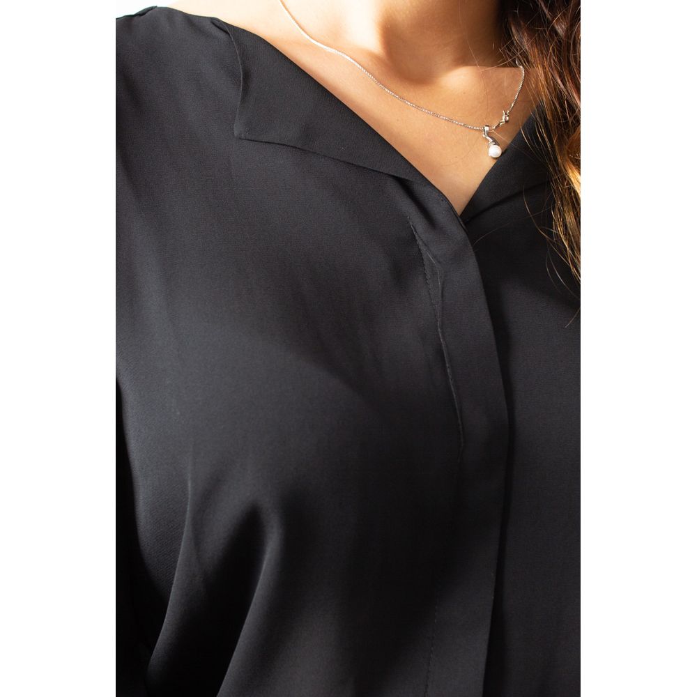 Schwarzes Polyesterhemd von Vila Clothes