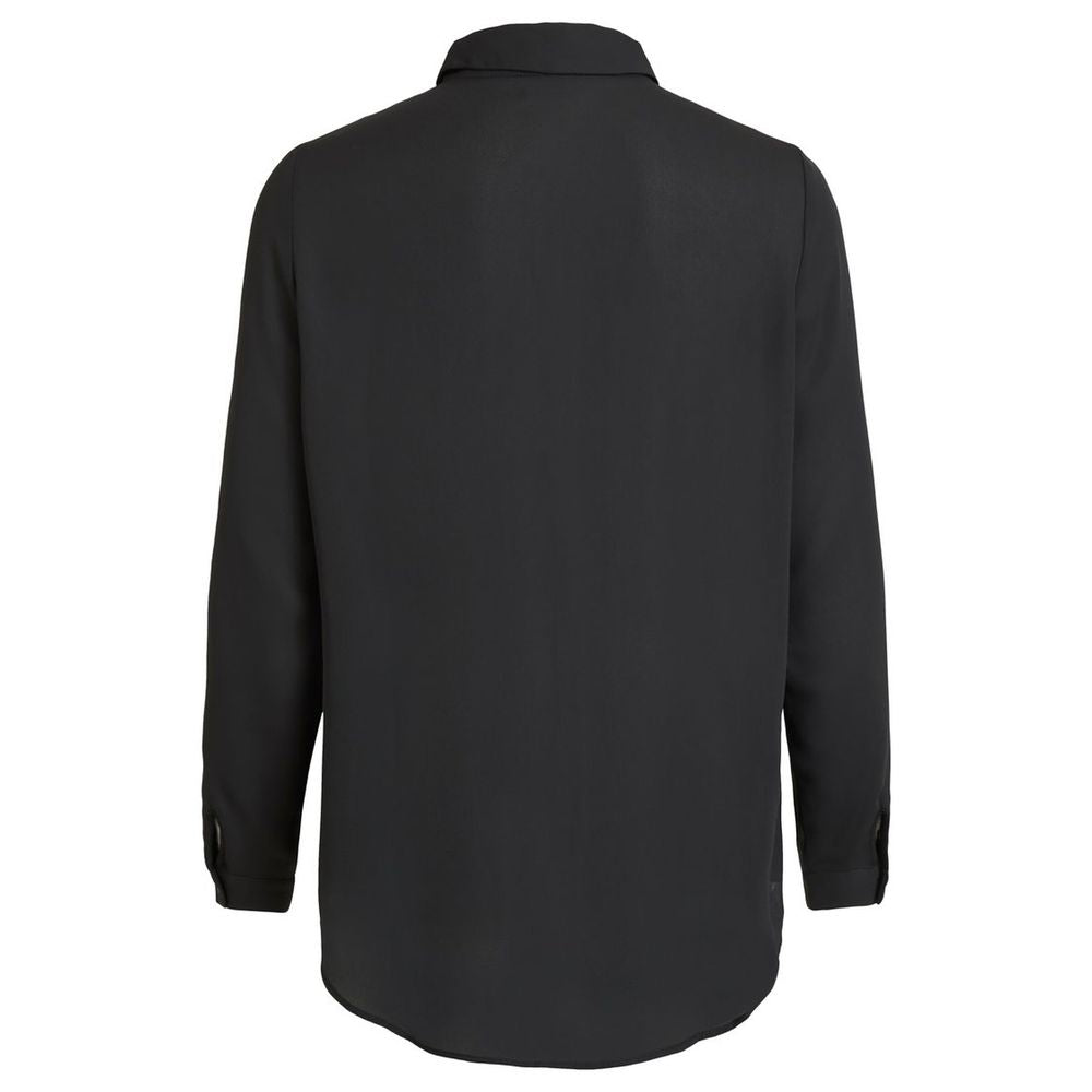 Schwarzes Polyesterhemd von Vila Clothes
