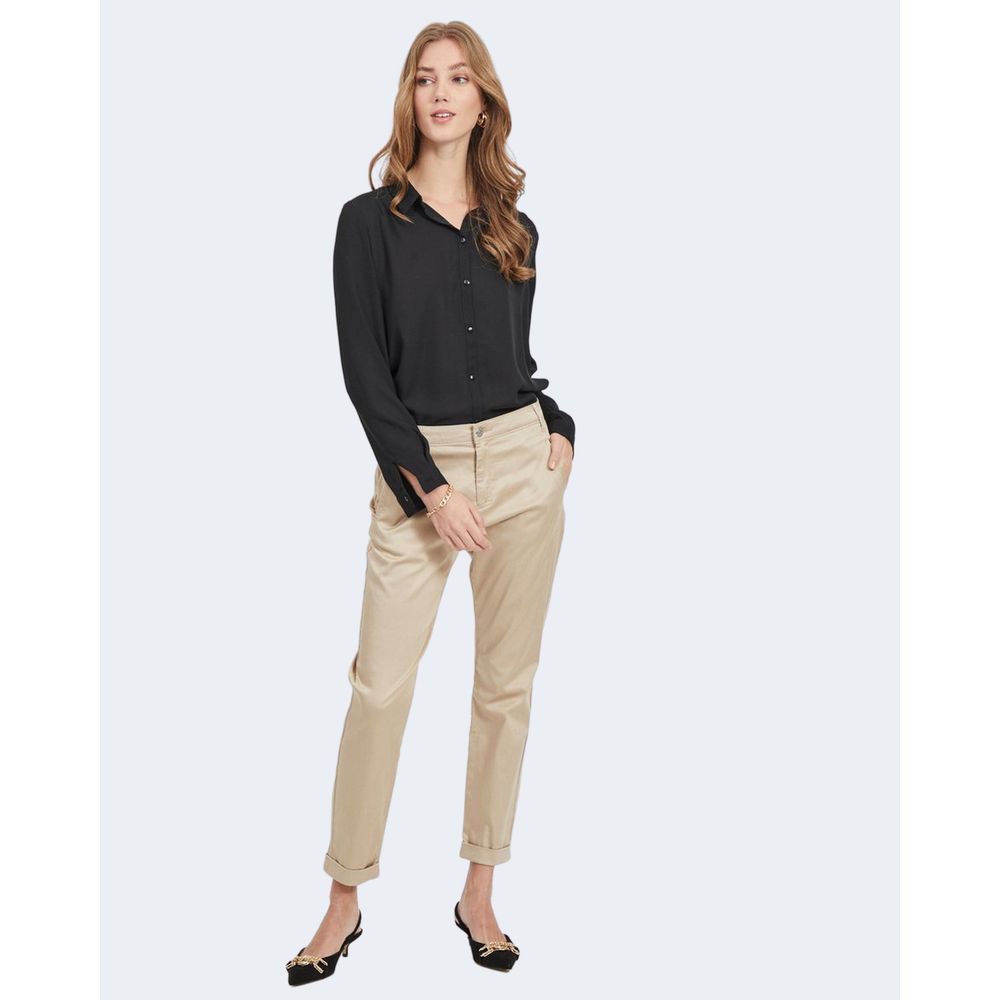 Schwarzes Polyesterhemd von Vila Clothes