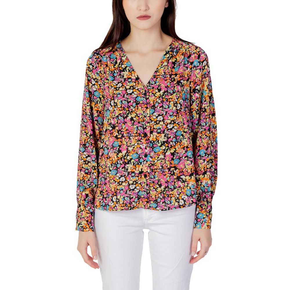 Only – Mehrfarbiges Hemd aus recyceltem Polyester