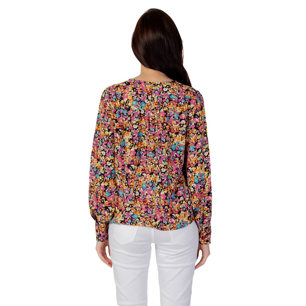 Only – Mehrfarbiges Hemd aus recyceltem Polyester
