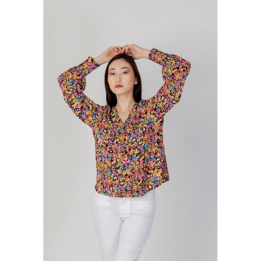 Only – Mehrfarbiges Hemd aus recyceltem Polyester