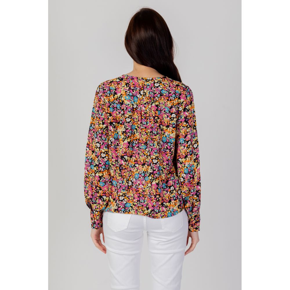Only – Mehrfarbiges Hemd aus recyceltem Polyester