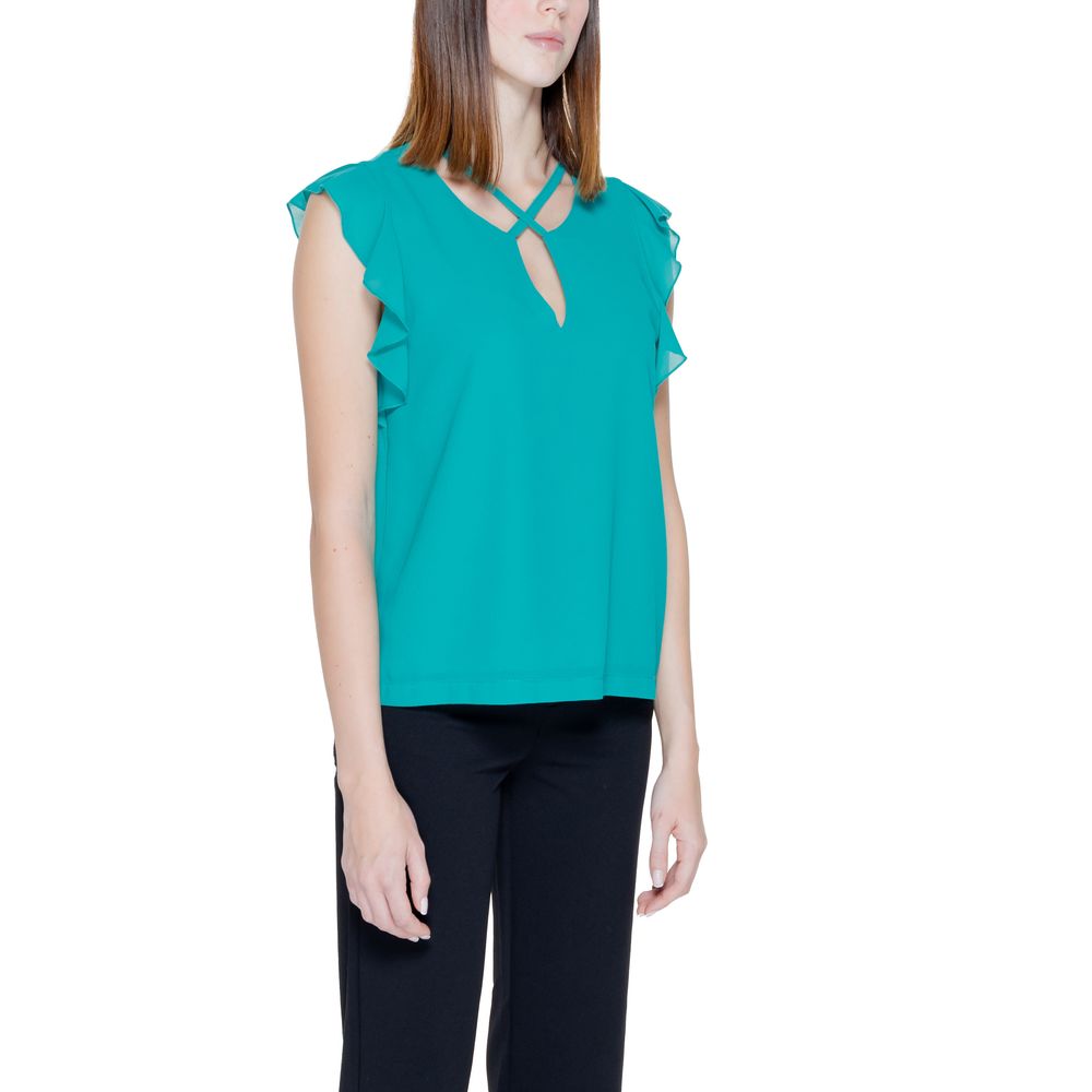 Grüne Polyesterbluse von Rinascimento