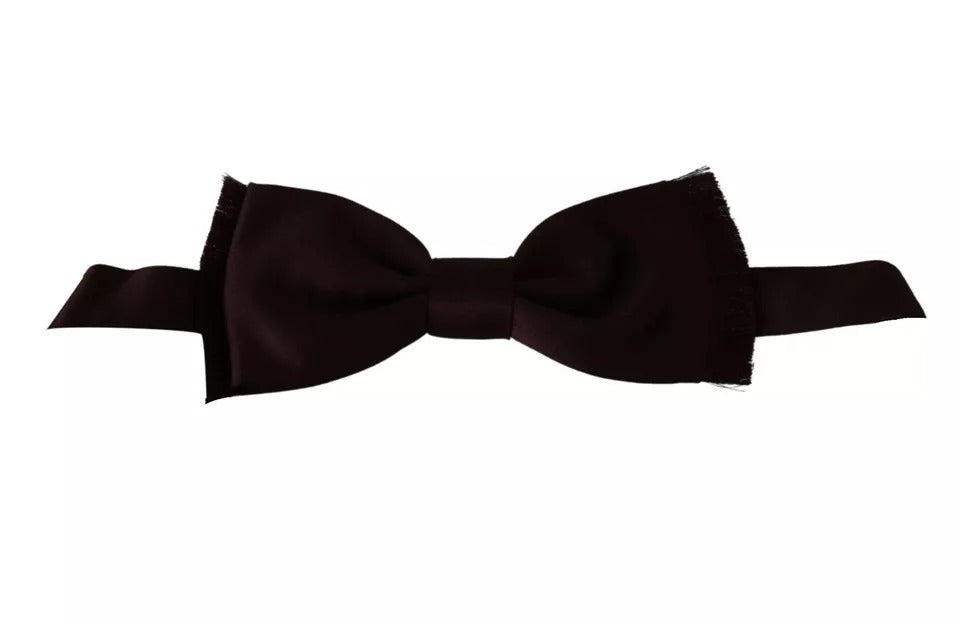 Dolce &amp; Gabbana Bordeauxrote, klassische Seidenfliege