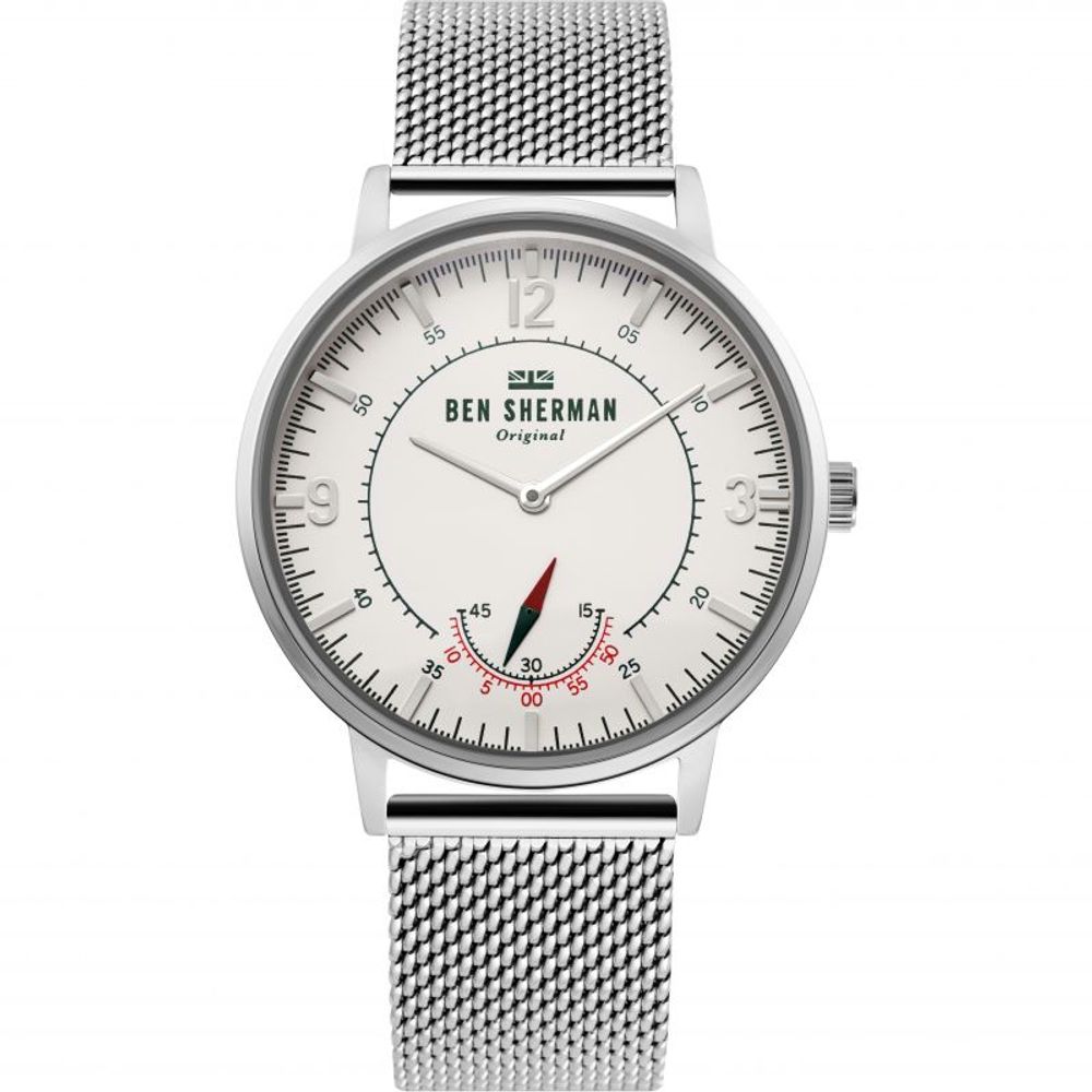 Ben Sherman – Silberne Stahluhr