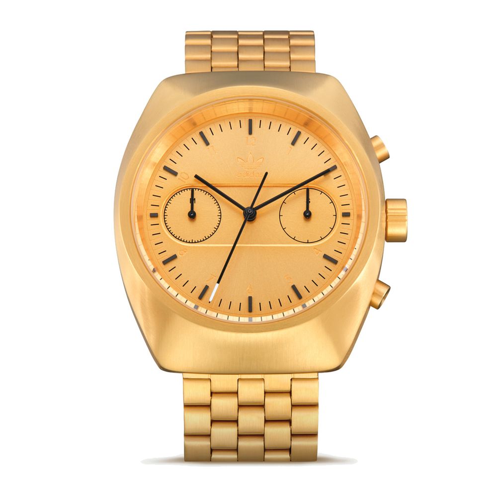Adidas – Goldene Edelstahluhr
