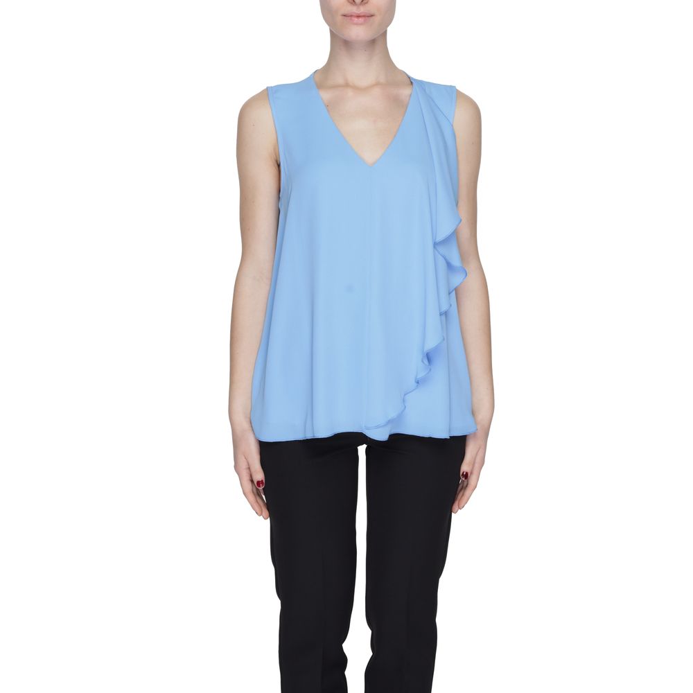 Blaue Polyesterbluse von Sandro Ferrone