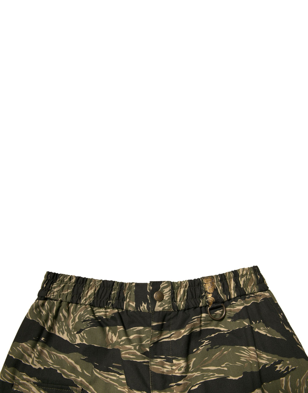 Dolce &amp; Gabbana – Bermudashorts aus Baumwolle mit Schwarz-Gold-Muster