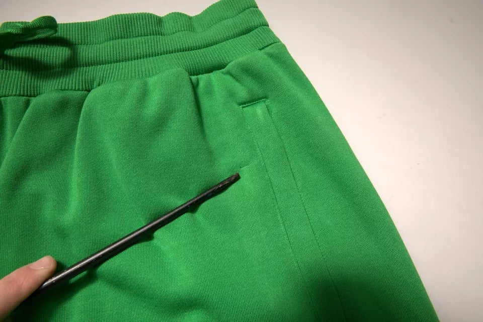 Dolce &amp; Gabbana Grüne Bermudashorts aus Baumwollmischung für Herren