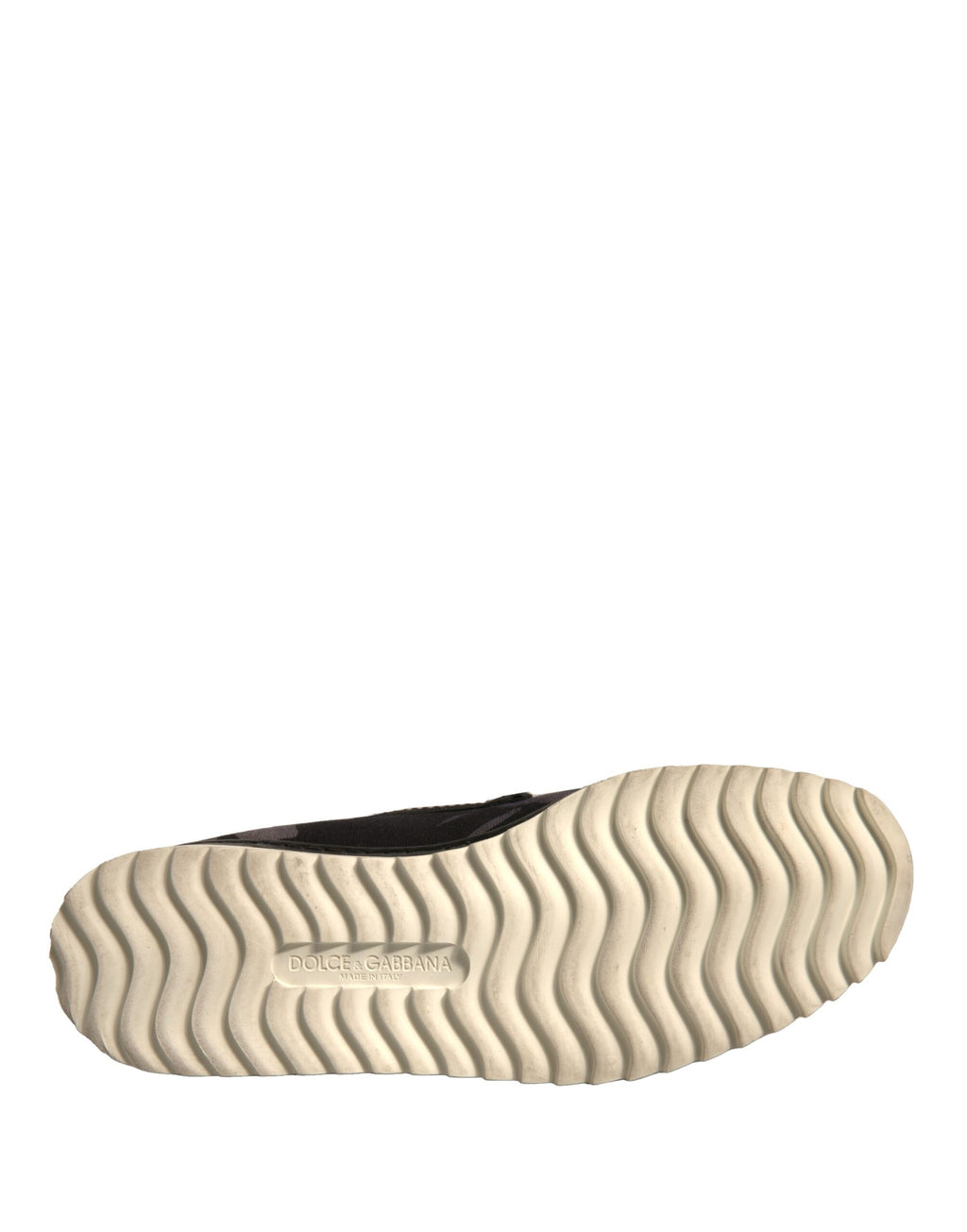 Dolce &amp; Gabbana – Slipper aus schwarzem Canvas mit tropischem Print