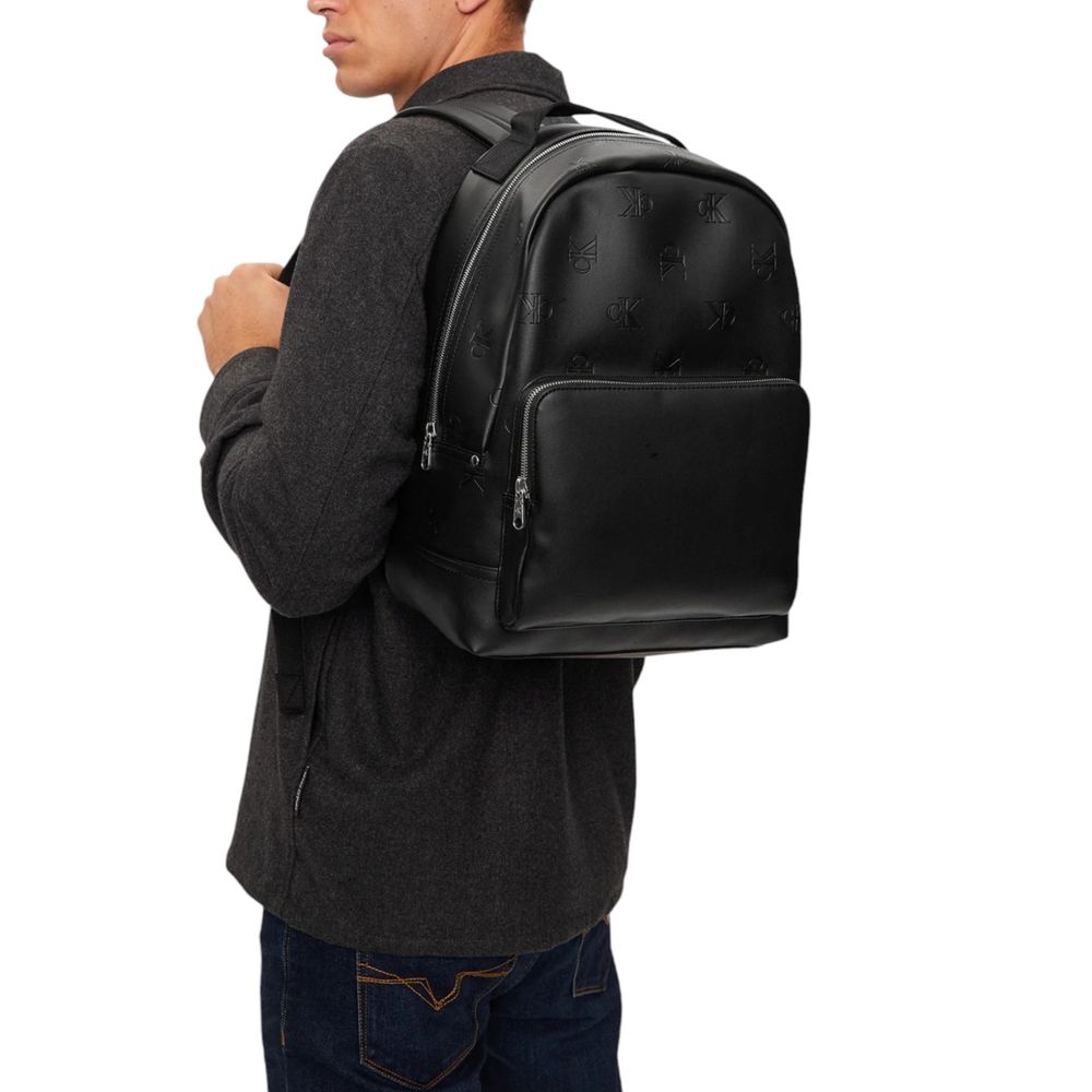 Calvin Klein Jeans – Schwarzer Polyethylen-Rucksack