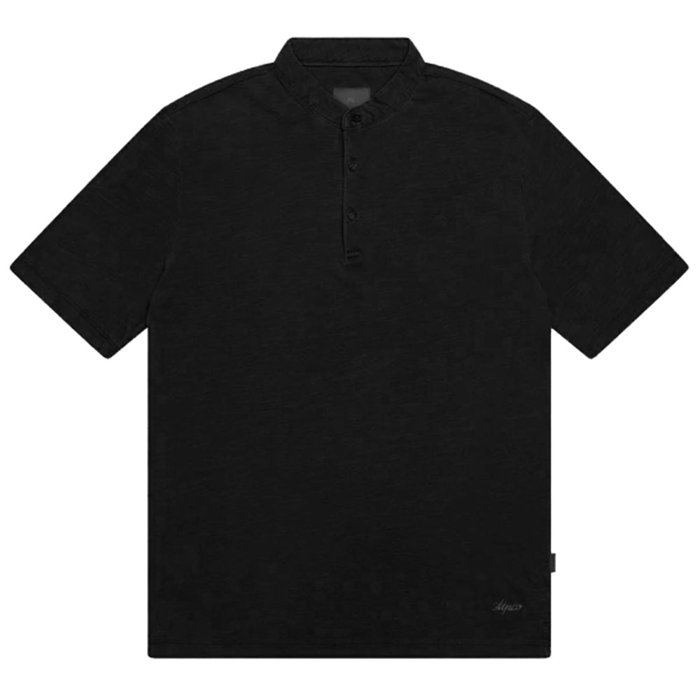 Schwarzes Baumwoll-T-Shirt von AT.P.CO