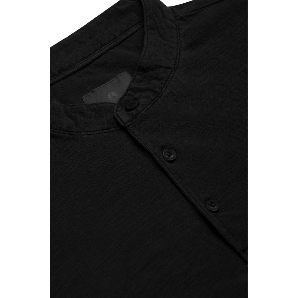 Schwarzes Baumwoll-T-Shirt von AT.P.CO