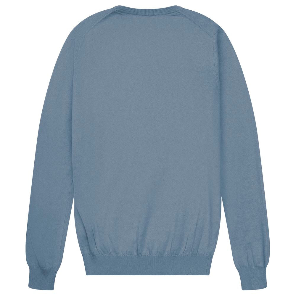 AT.P.CO Hellblauer Herrenpullover aus Baumwolle
