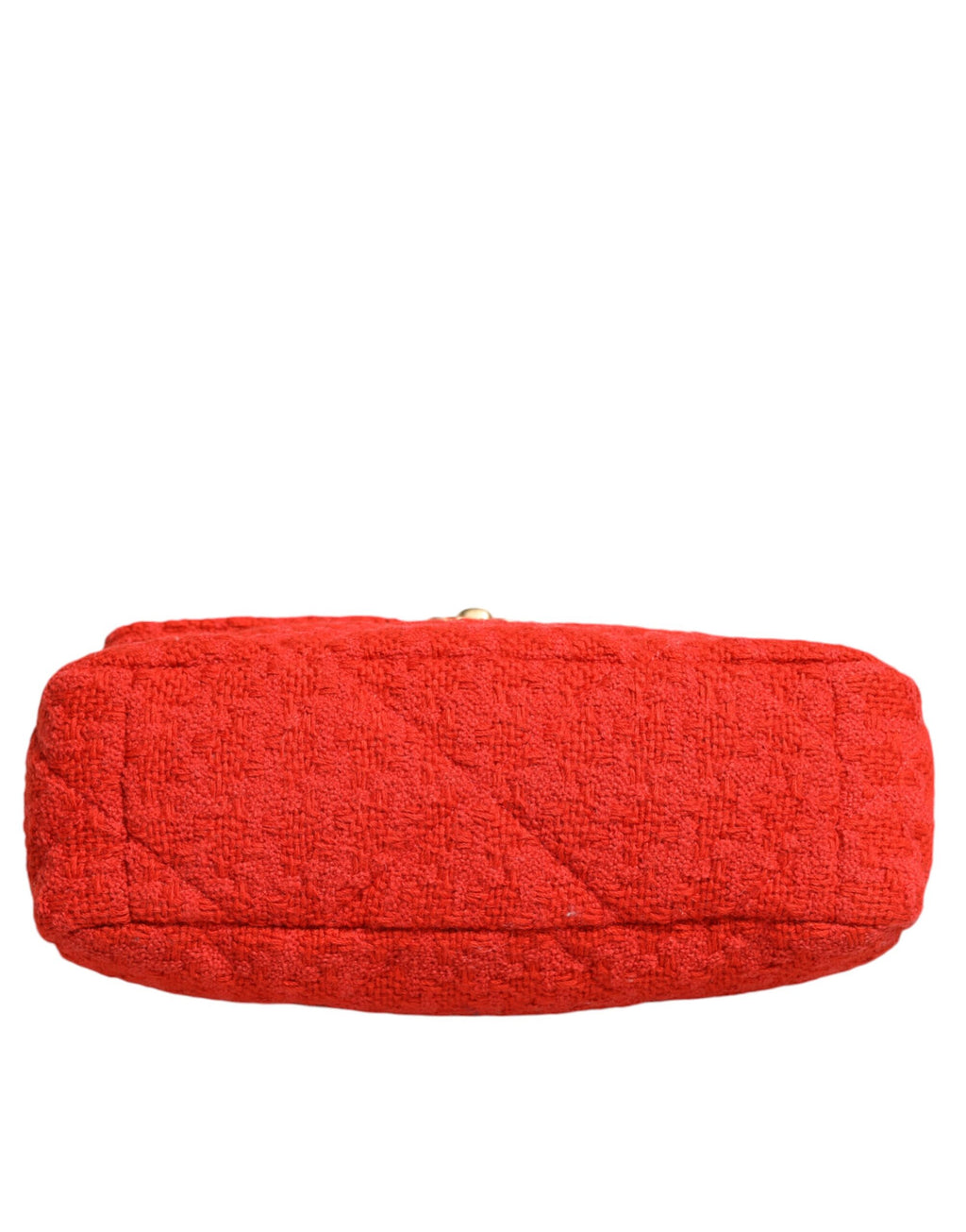 Chanel Red Tweed 2WAY Hand Chain Medium Umhängetasche