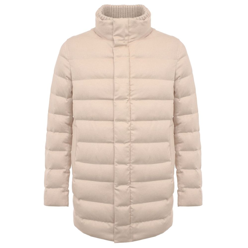 Beige Seidenjacke von Herno