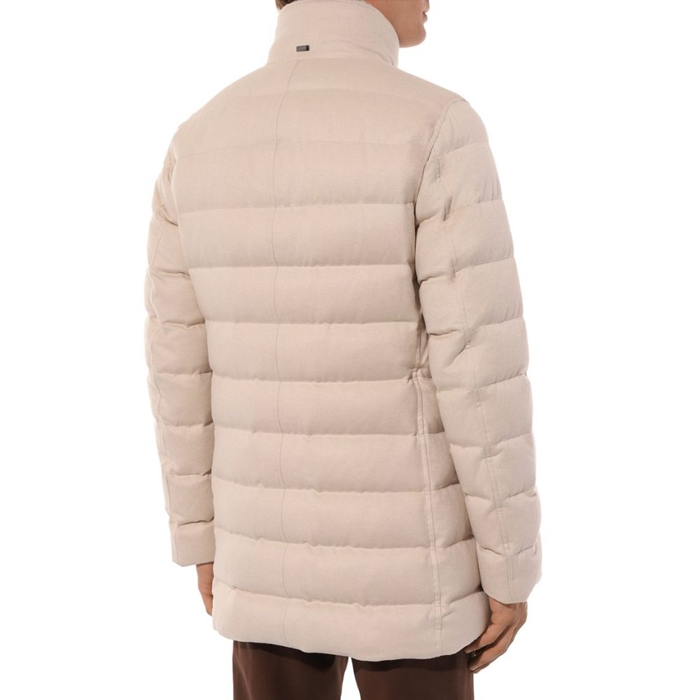 Beige Seidenjacke von Herno