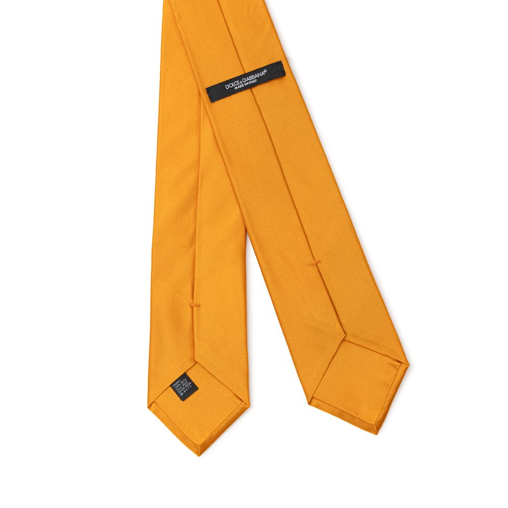 Dolce &amp; Gabbana Orange Seidenkrawatten &amp; Fliegen