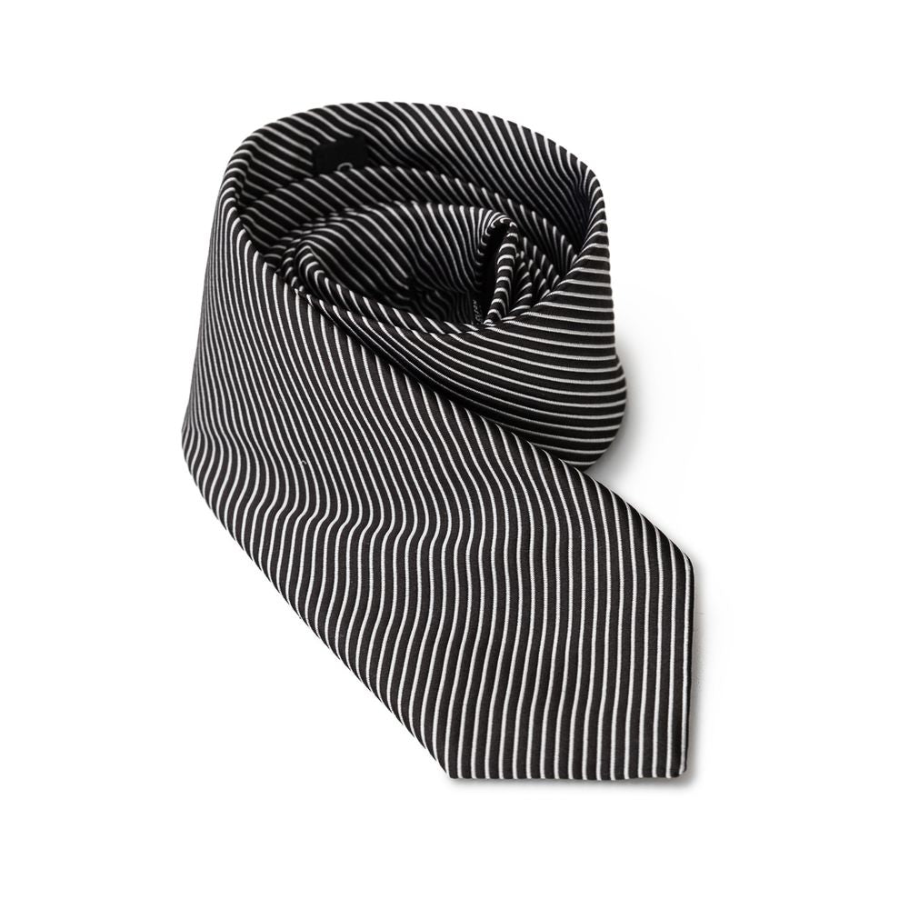Giorgio Armani Schwarze Seidenkrawatten und Fliege
