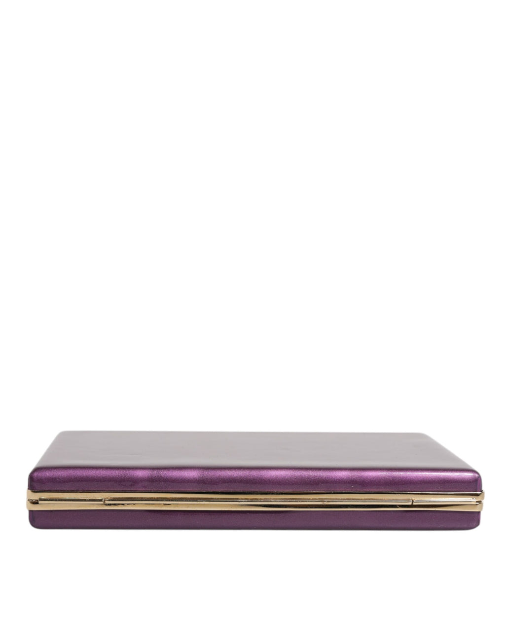 Dolce &amp; Gabbana Lila Leder Clutch Abend Umhängetasche