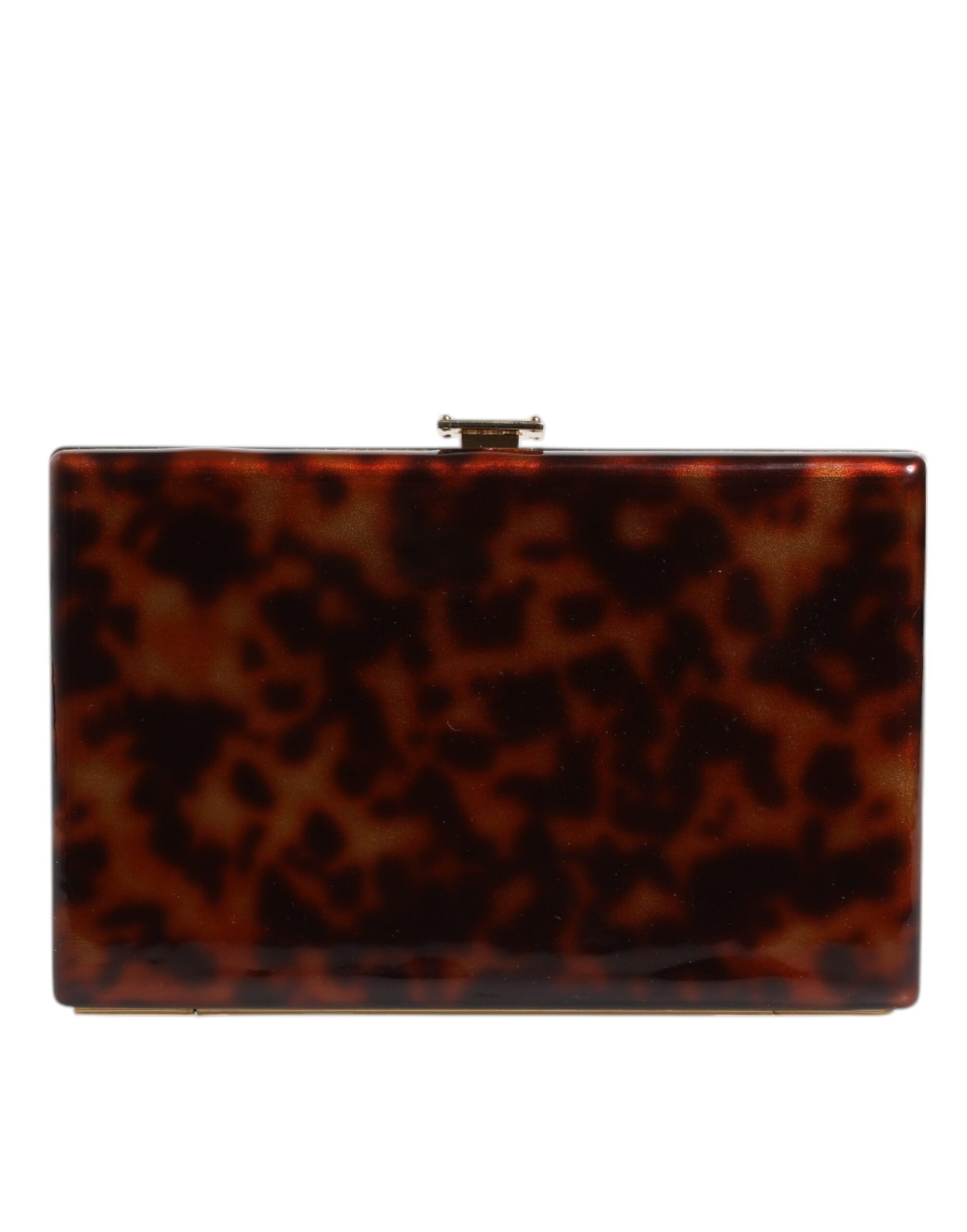 Dolce &amp; Gabbana – Abend-Umhängetasche aus braunem Leder