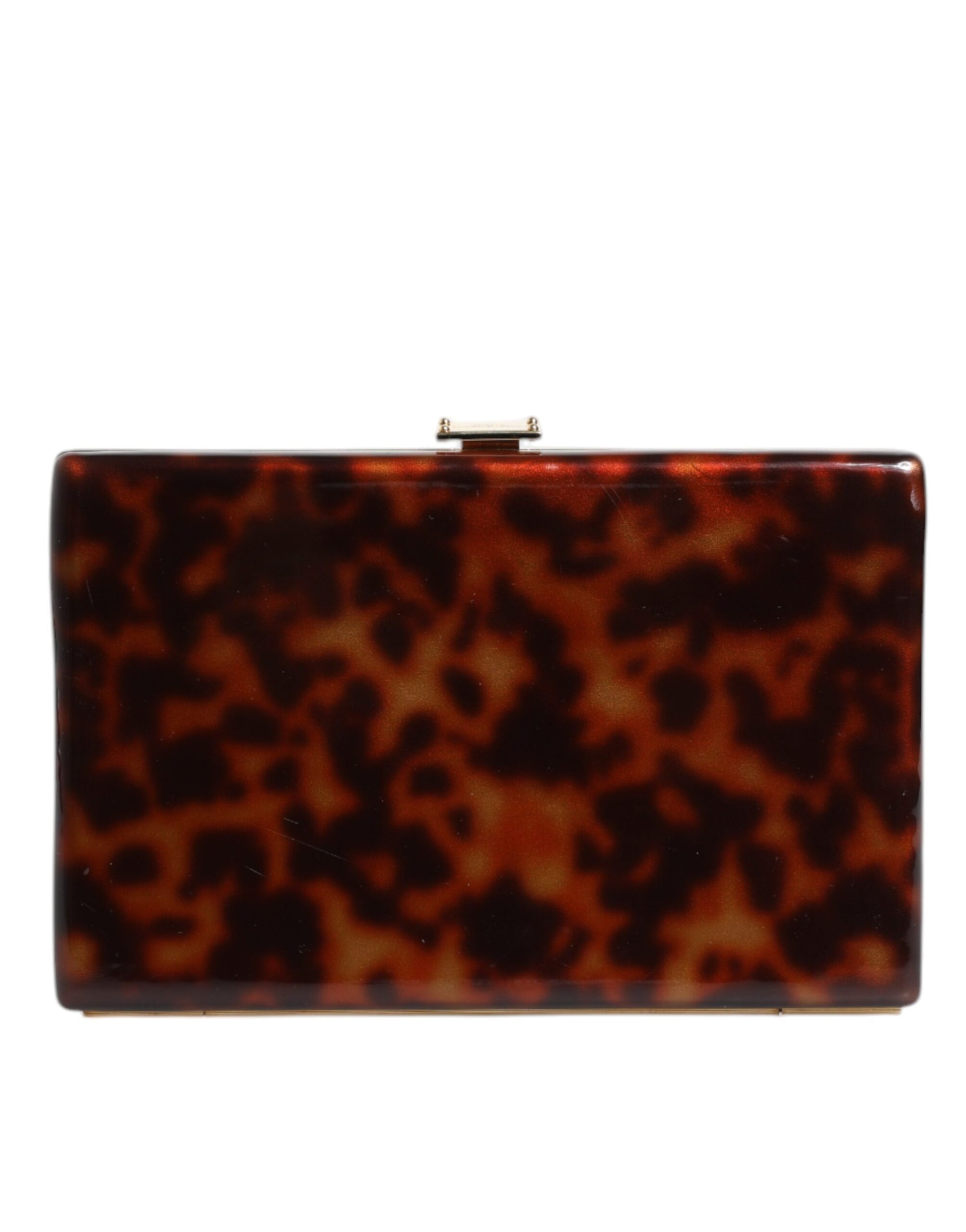 Dolce &amp; Gabbana – Abend-Umhängetasche aus braunem Leder