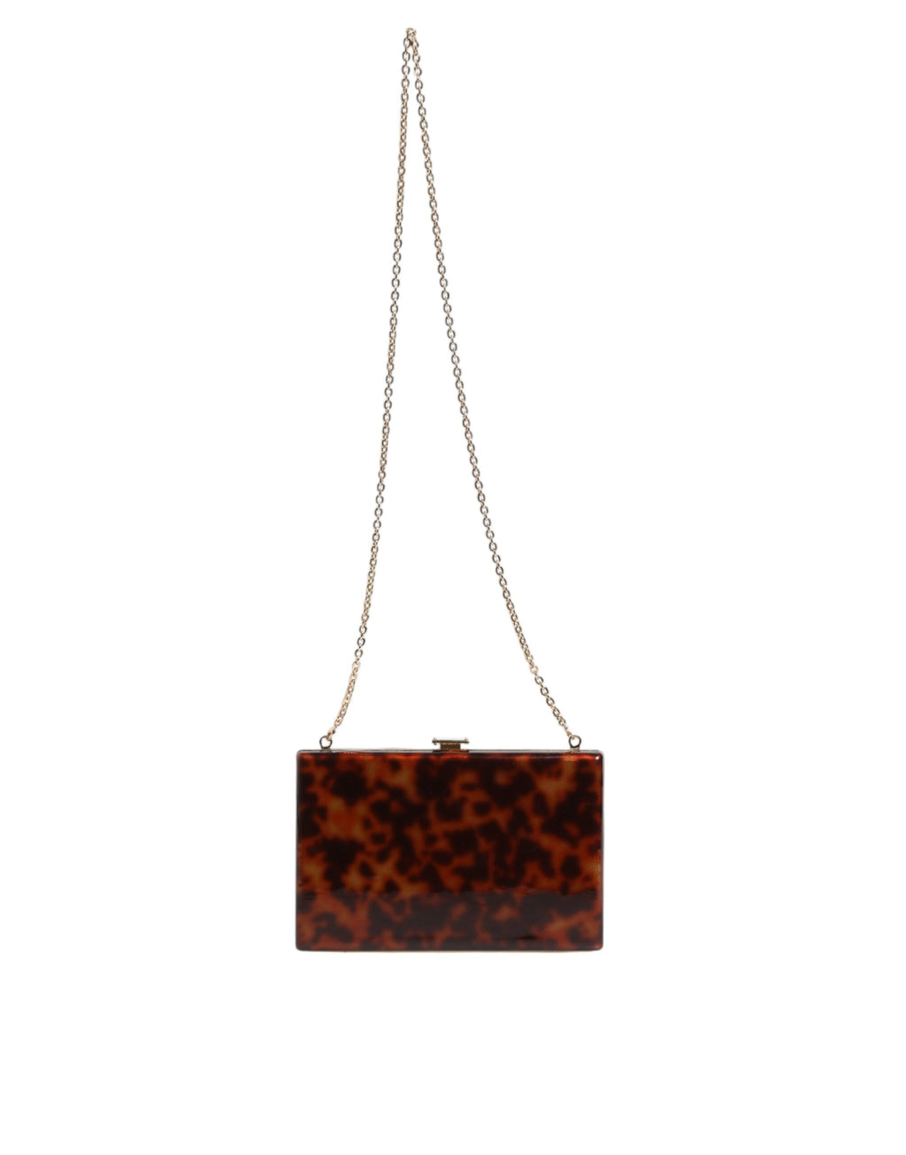Dolce &amp; Gabbana – Abend-Umhängetasche aus braunem Leder