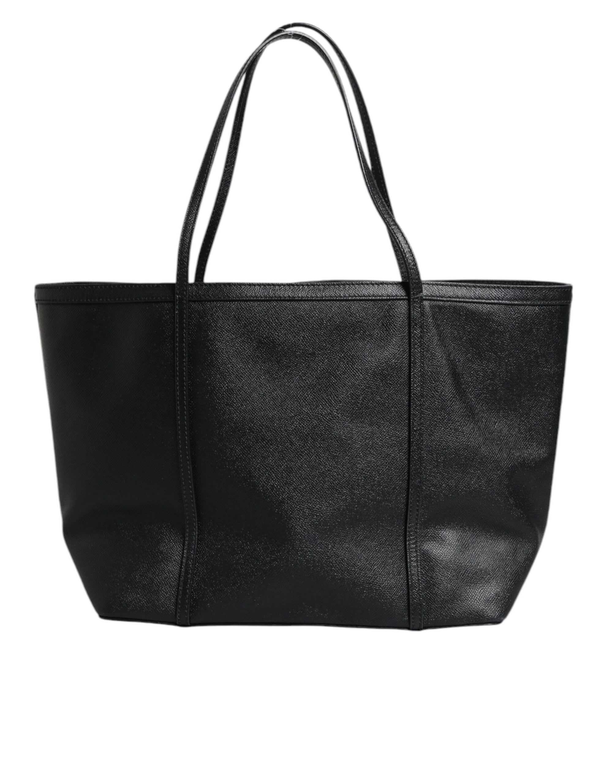 Dolce &amp; Gabbana – Einkaufstasche „Miss Escape“ aus schwarzem Leder