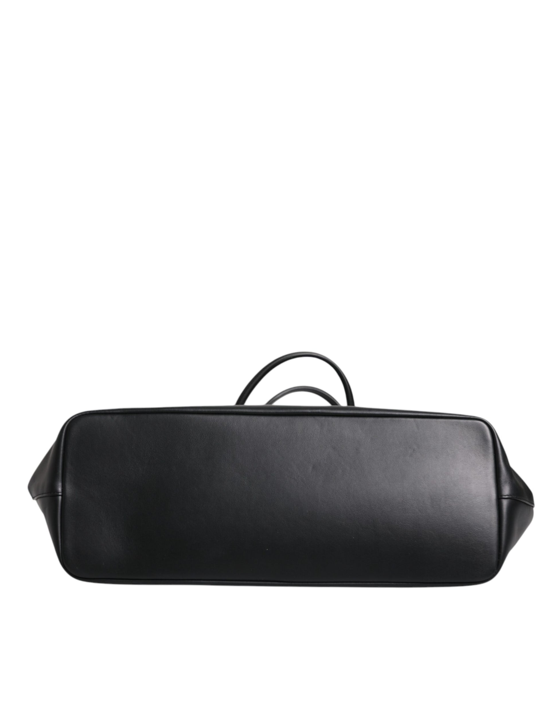 Dolce &amp; Gabbana Schwarze Einkaufstasche aus Kristallleder für Damen