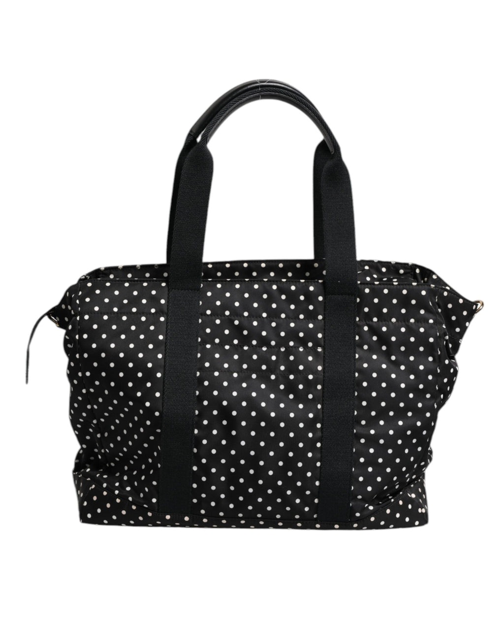 Dolce &amp; Gabbana – Wickeltasche aus Nylon mit schwarzen Punkten