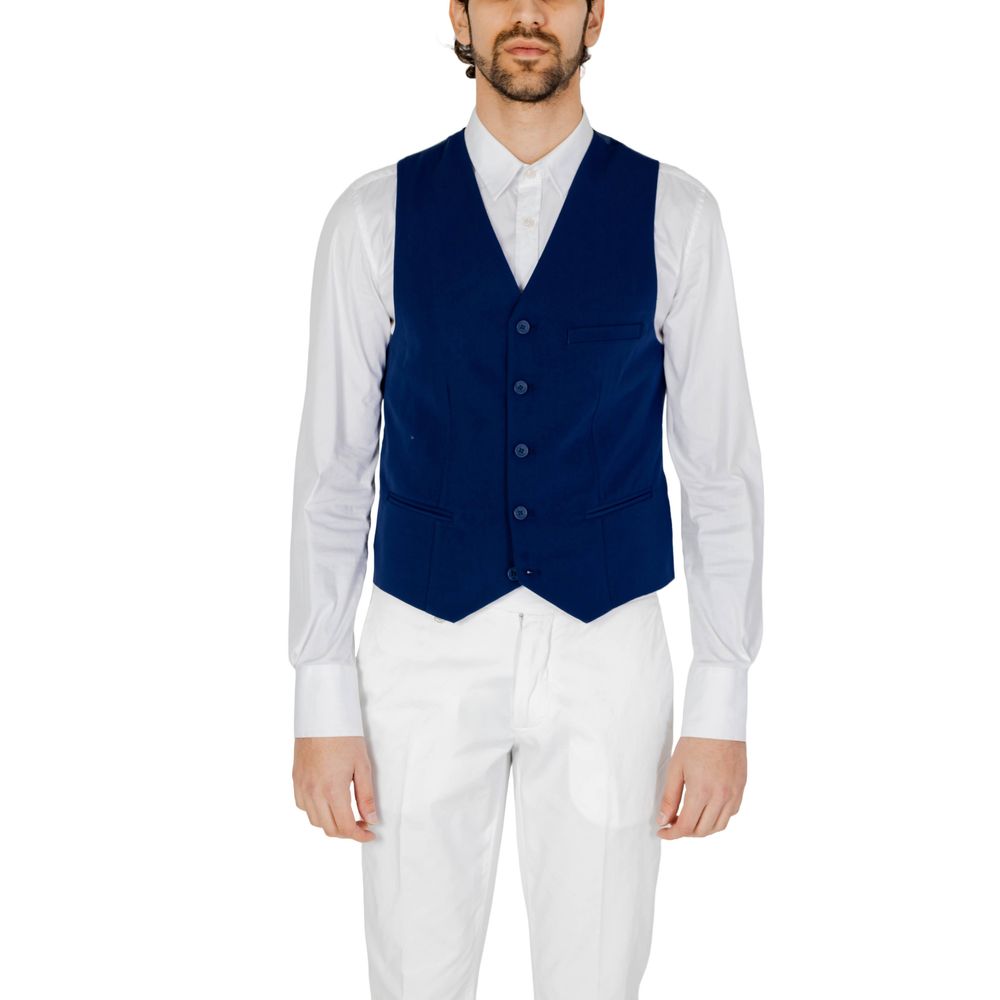 Only &amp; Sons – Blaue Polyesterweste