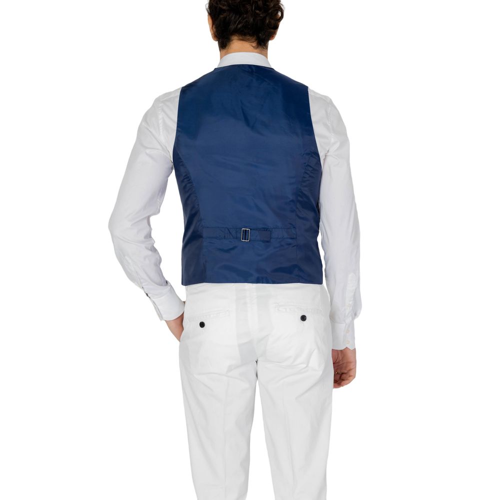 Only &amp; Sons – Blaue Polyesterweste