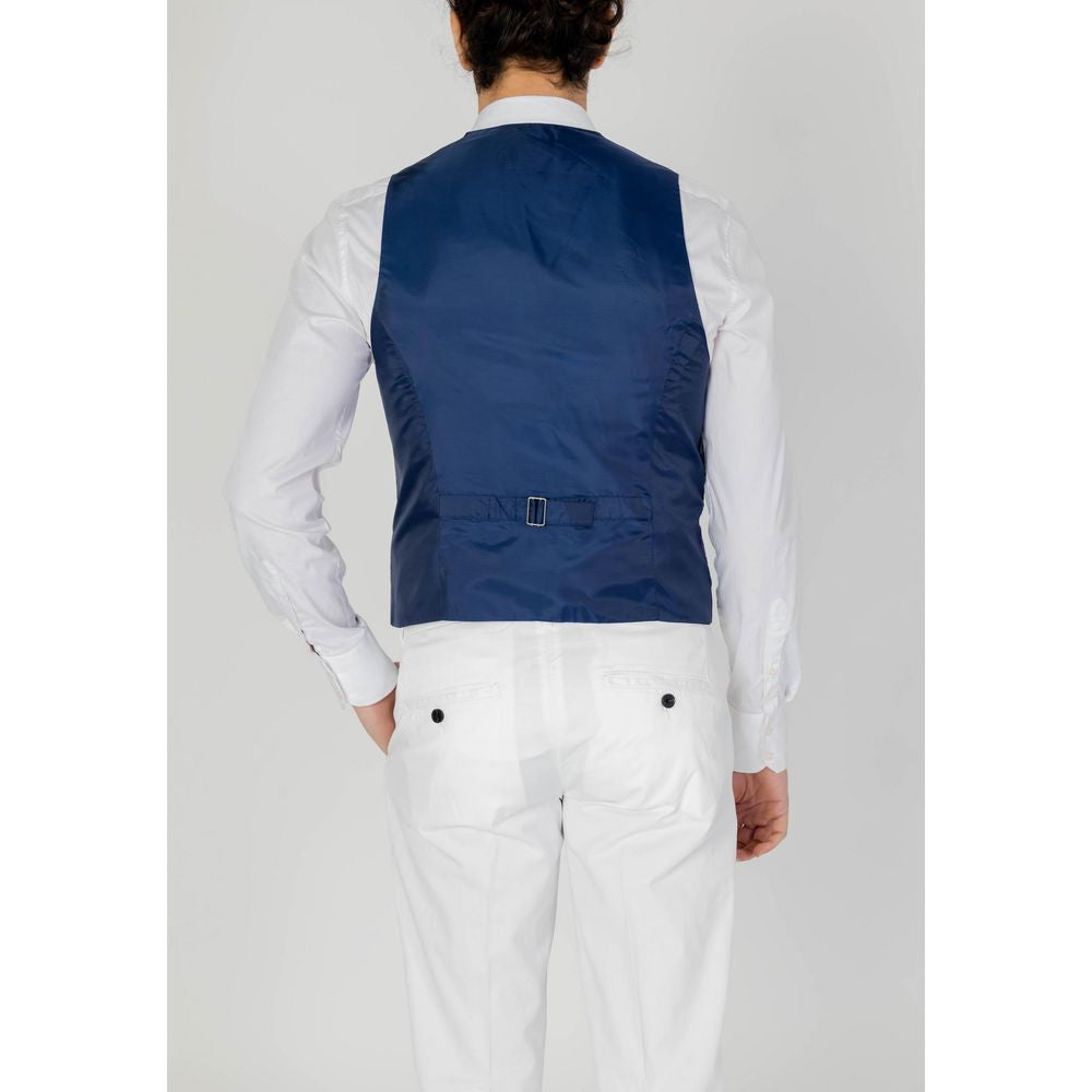 Only &amp; Sons – Blaue Polyesterweste