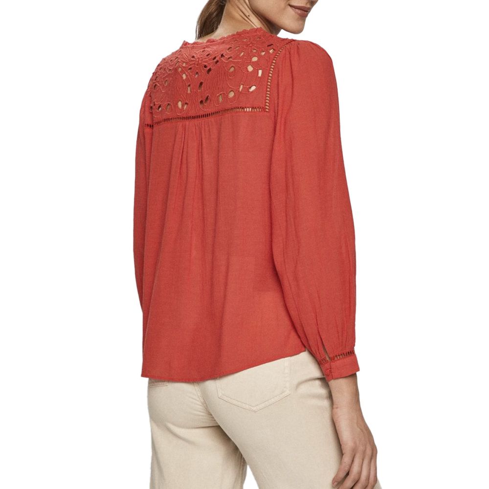 Pepe Jeans – Rotes Viskosehemd