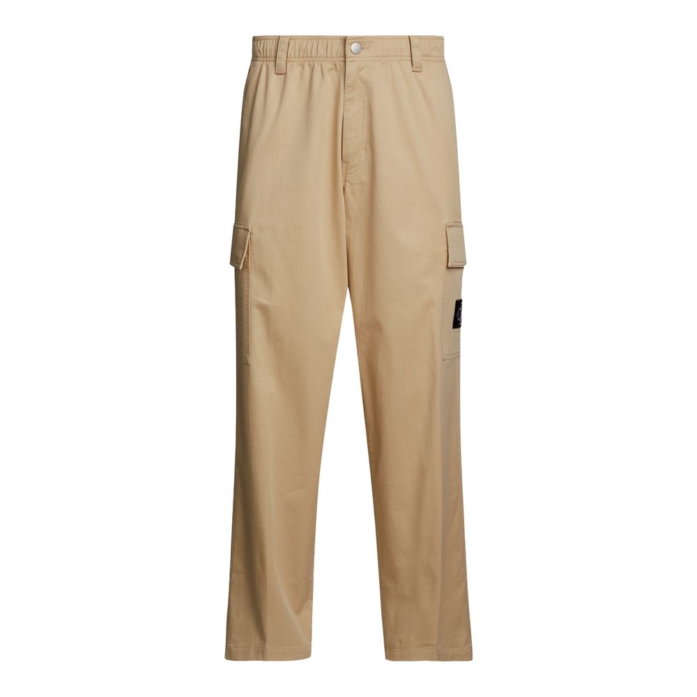 Calvin Klein Jeans &amp; Hose aus Baumwolle in Beige