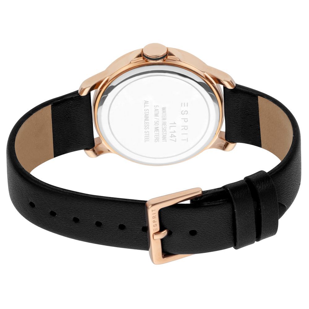 Esprit – Roségoldene Lederuhr