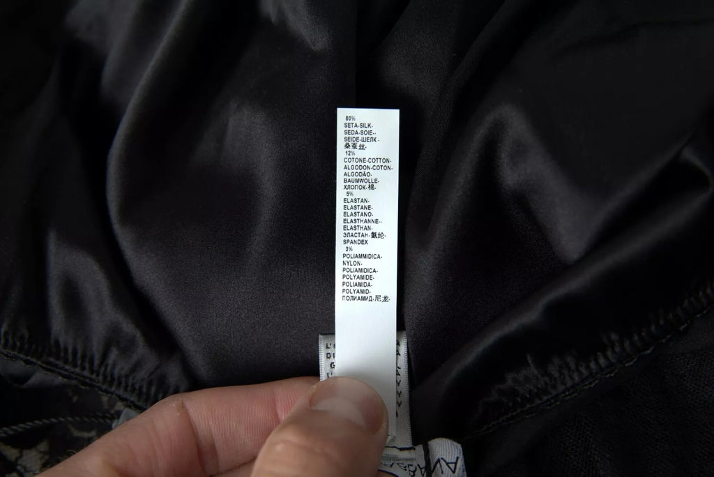 Dolce &amp; Gabbana – Sinnliches Camisole-Top aus schwarzer Seide