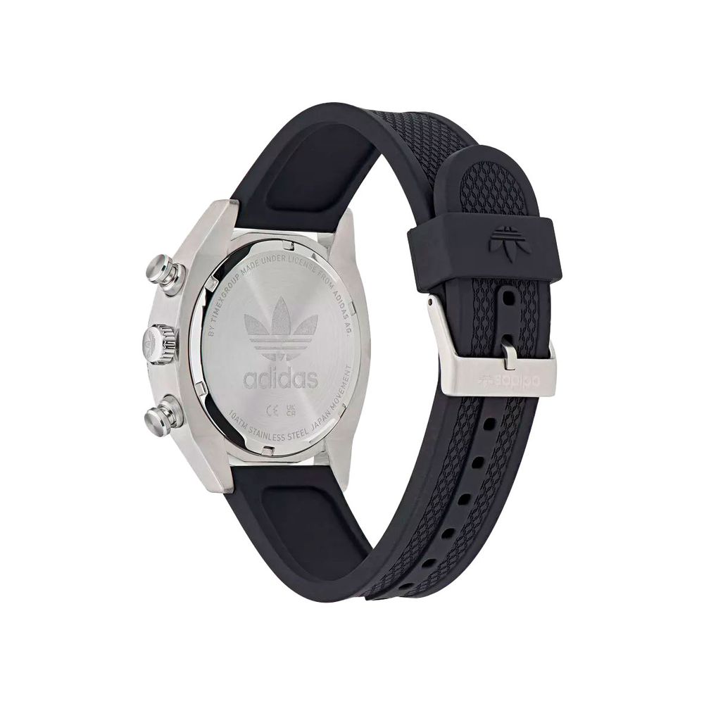 Adidas Schwarze Silikonuhr