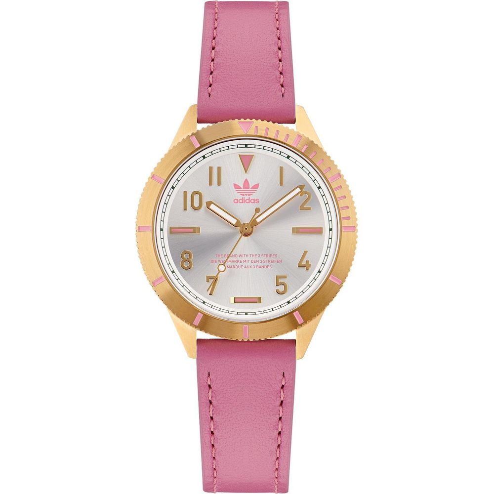 Adidas Mehrfarbige Lederuhr