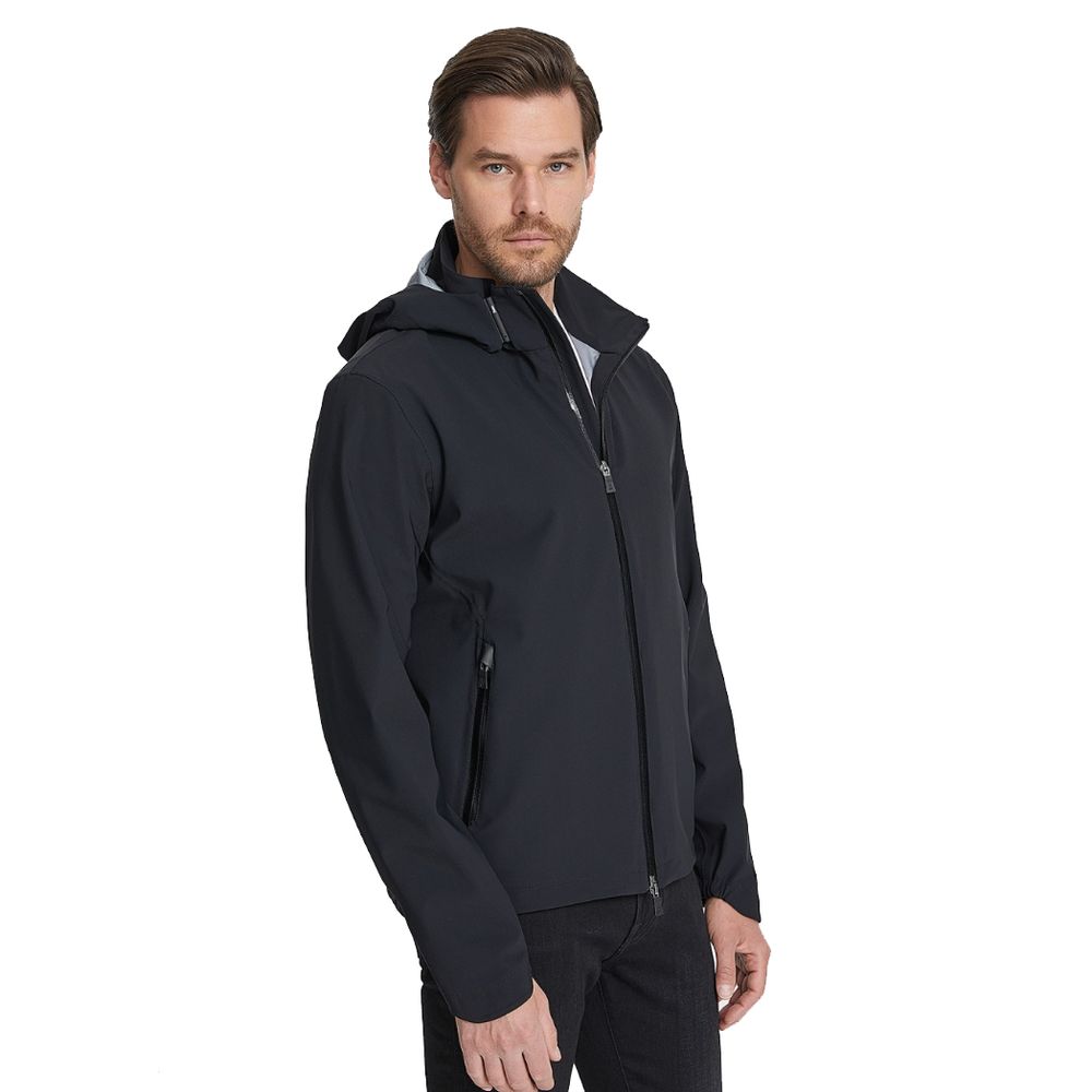 Schwarze Nylonjacke von Herno