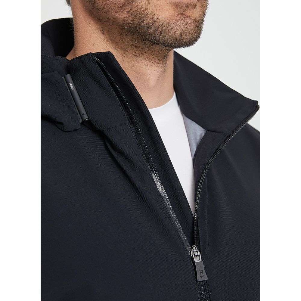 Schwarze Nylonjacke von Herno