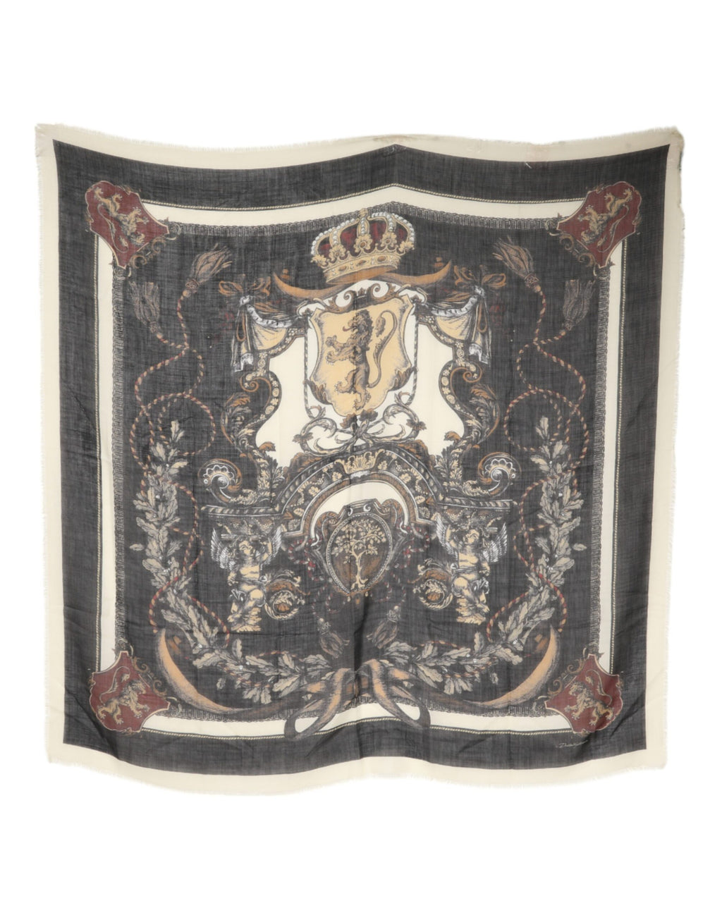 Dolce &amp; Gabbana Mehrfarbig bedruckter Foulard-Schal aus Kaschmir