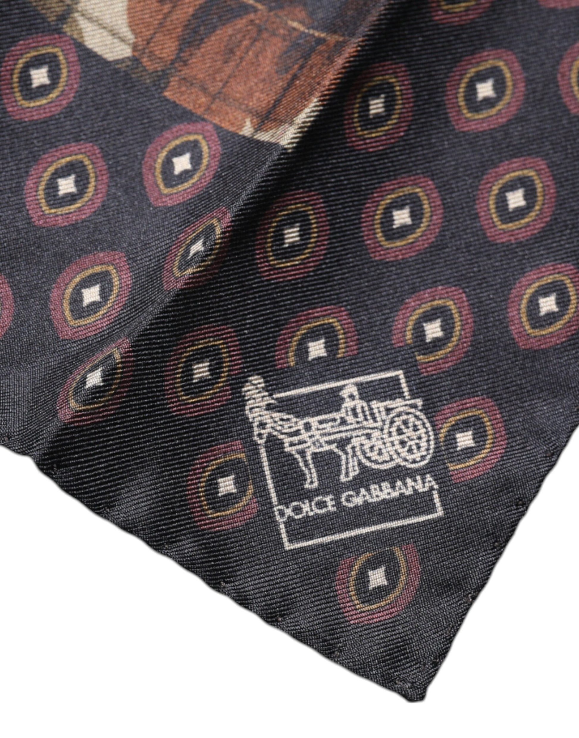 Dolce &amp; Gabbana – Mehrfarbiger Taschentuchschal mit Blumenmuster